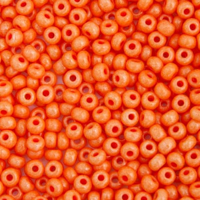 Czech Seed Bead / Pony Beads 6/0 Opaque Yellow/Orange Shades