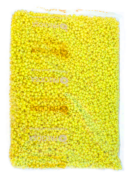 Czech Seed Bead / Pony Beads 6/0 Opaque Yellow/Orange Shades