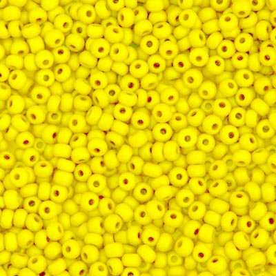 Czech Seed Bead / Pony Beads 6/0 Opaque Yellow/Orange Shades