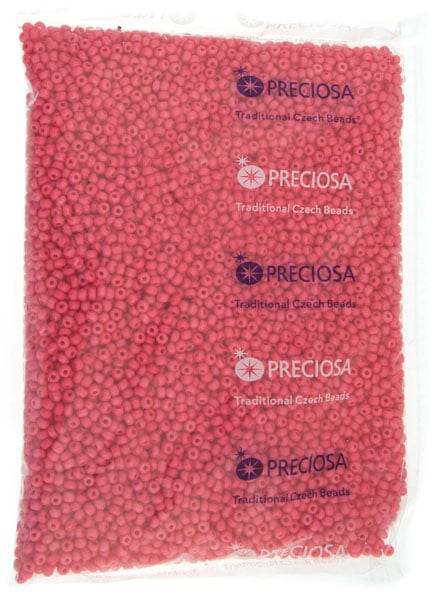 Czech Seed Bead / Pony Beads 6/0 Opaque Red Shades