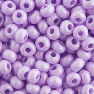 Czech Seed Bead / Pony Beads 6/0 Opaque Purple Shades