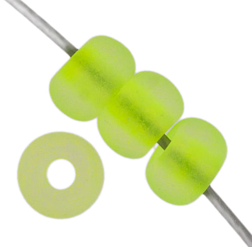 Czech Seed Bead / Pony Beads 6/0 Transparent Yellow/Orange Shades