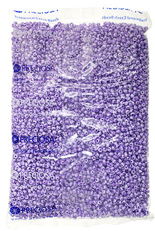 Czech Seed Bead / Pony Beads 6/0 Opaque Purple Shades