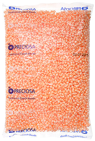 Czech Seed Bead / Pony Beads 6/0 Opaque Yellow/Orange Shades