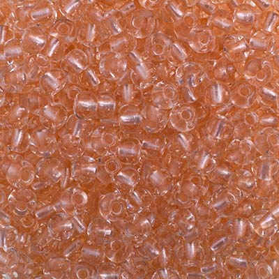 Czech Seed Bead / Pony Beads 6/0 Transparent Pink Shades