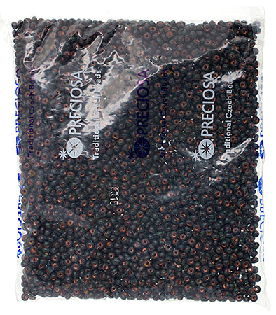 Czech Seed Bead / Pony Beads 6/0 Opaque Brown Shades