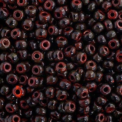 Czech Seed Bead / Pony Beads 6/0 Opaque Brown Shades