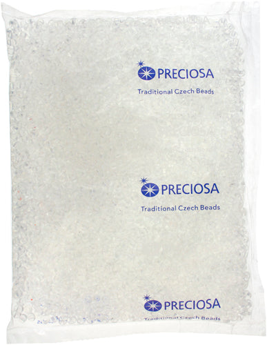 Czech Seed Beads 4/0 Transparent Crystal Aurora Borealis