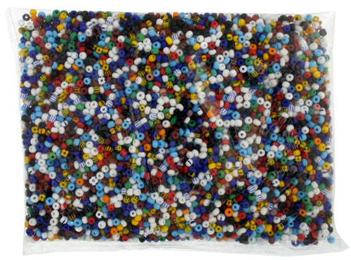 Czech Seed Beads 5/0 Opaque Multi