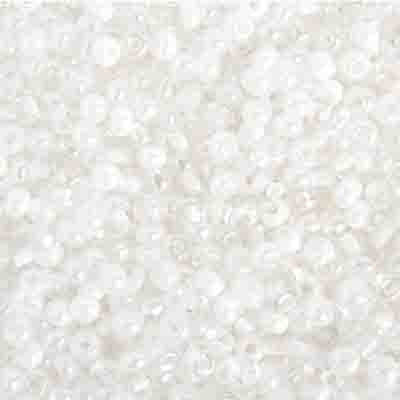 Czech Seed Beads 2/0 Opaque White Shades
