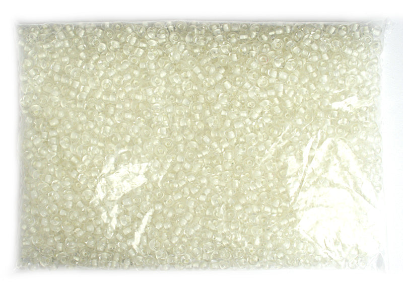 Czech Seed Beads 2/0 Transparent/Grey Shades