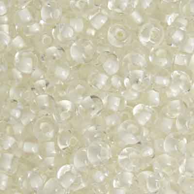 Czech Seed Beads 2/0 Transparent Crystal/Grey/Multi Shades