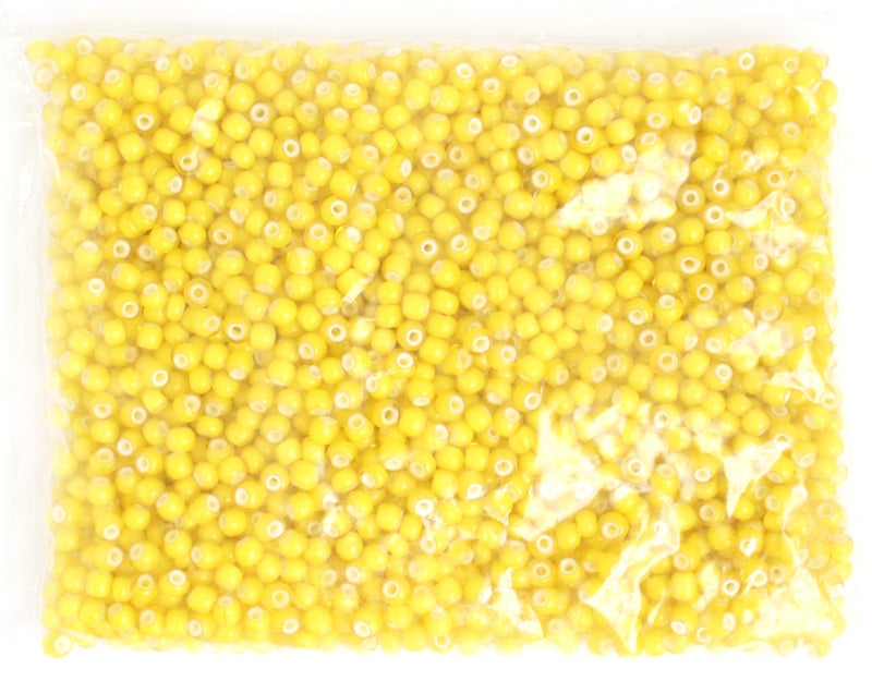 Czech Glass Beads 2/0 Opaque with White Heart