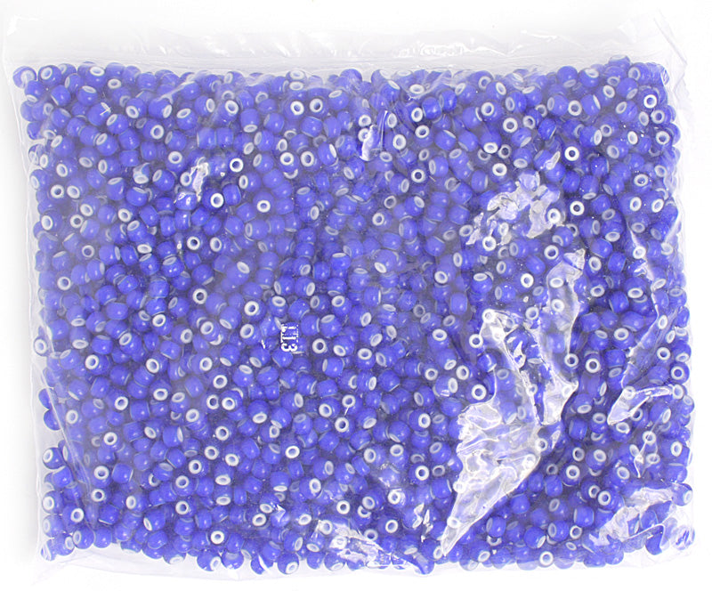 Czech Glass Beads 2/0 Opaque with White Heart