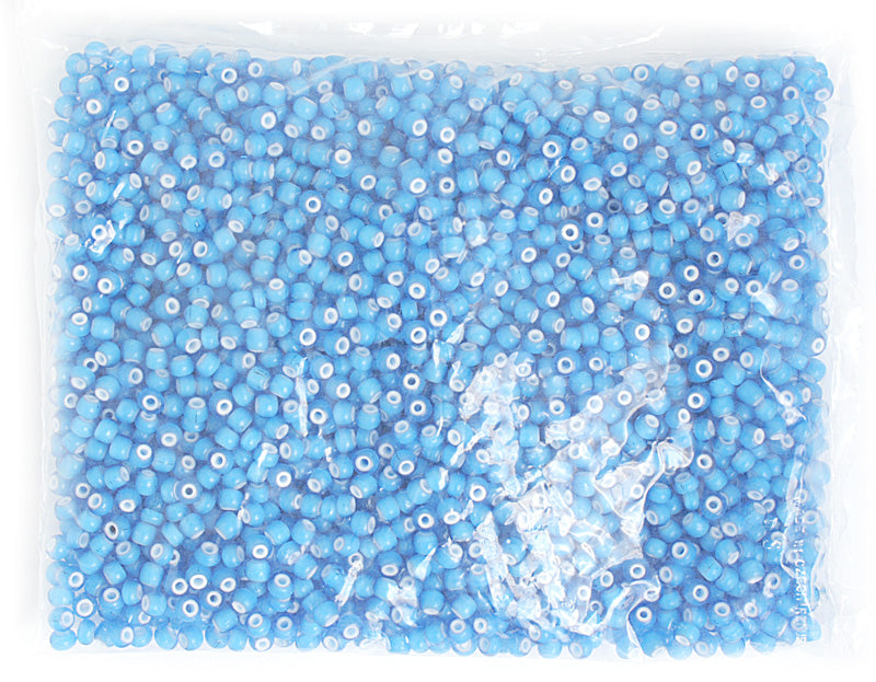 Czech Glass Beads 2/0 Opaque with White Heart