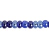 Czech Seed Beads 2/0 Transparent Blue Shades