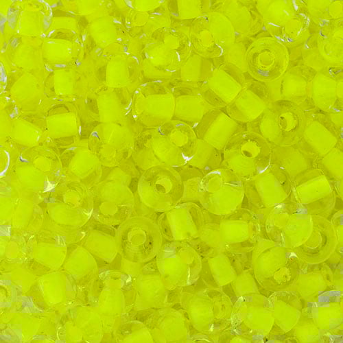 Czech Seed Beads 2/0 Color Lined Yellow/Orange Shades