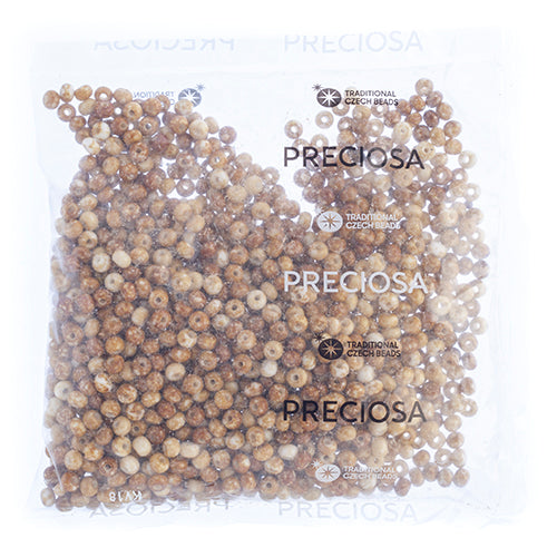 Czech Seed Beads 2/0 Opaque Brown Shades