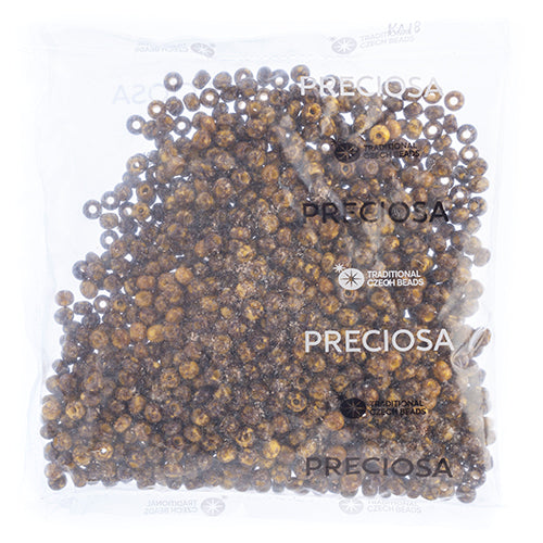Czech Seed Beads 2/0 Opaque Brown Shades