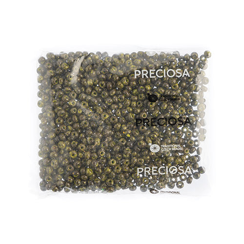 Czech Seed Beads 2/0 Opaque Green Shades