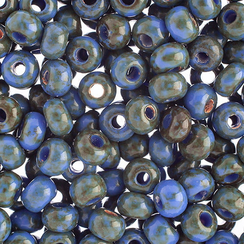 Czech Seed Beads 2/0 Opaque Blue Shades