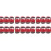 Czech Seed Beads 2/0 Opaque Red Shades
