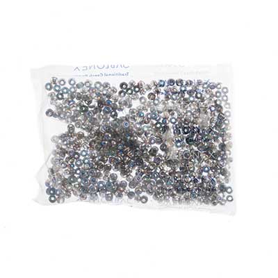 Czech Seed Beads 2/0 Transparent/Grey Shades