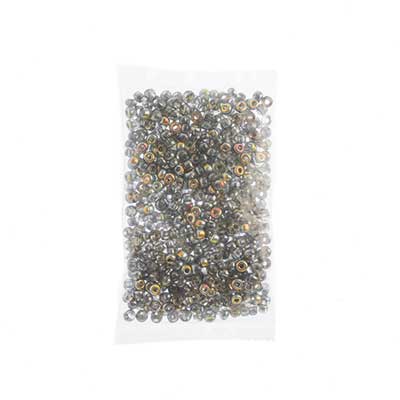 Czech Seed Beads 2/0 Transparent/Grey Shades
