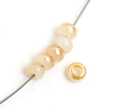 Czech Seed Beads 2/0 Opaque White Shades