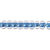Czech Seed Beads 2/0 Color Lined Blue Shades