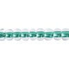 Czech Seed Beads 2/0 Color Lined Green Shades