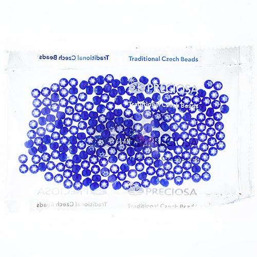 Czech Seed Beads 2/0 Cornelian White Star 