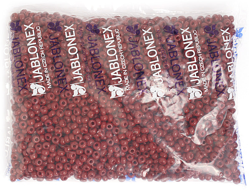 Czech Seed Beads 2/0 Opaque Red Shades
