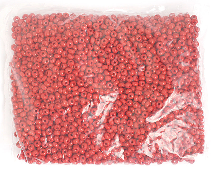 Czech Seed Beads 2/0 Opaque Red Shades