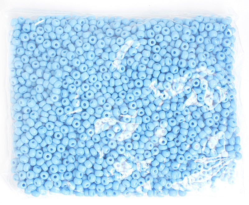 Czech Seed Beads 2/0 Opaque Blue Shades