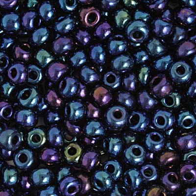 Czech Seed Beads 2/0 Opaque Blue Shades