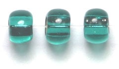 Czech Seed Beads 2/0 Color Lined Blue Shades