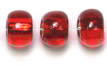 Czech Seed Beads 2/0 Color Lined Red/Pink Shades