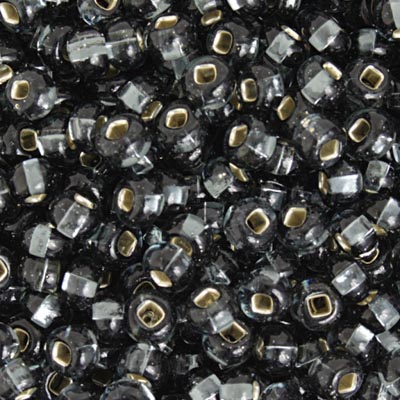 Czech Seed Beads 2/0 Color Lined Black/White/Mixed Shades