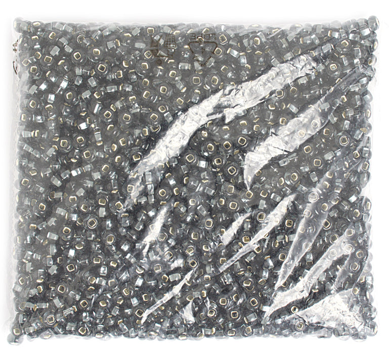 Czech Seed Beads 2/0 Color Lined Black/White/Mixed Shades