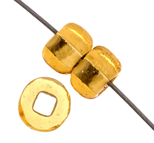 Czech Seed Beads 2/0 Color Lined Blue Shades