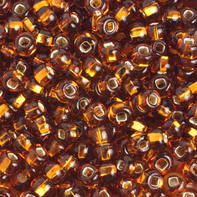 Czech Seed Beads 2/0 Color Lined Blue Shades