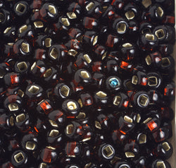 Czech Seed Beads 2/0 Color Lined Blue Shades