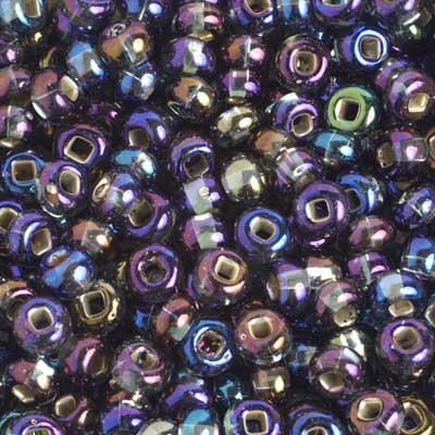 Czech Seed Beads 2/0 Color Lined Black/White/Mixed Shades
