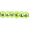 Czech Seed Beads 2/0 Color Lined Green Shades