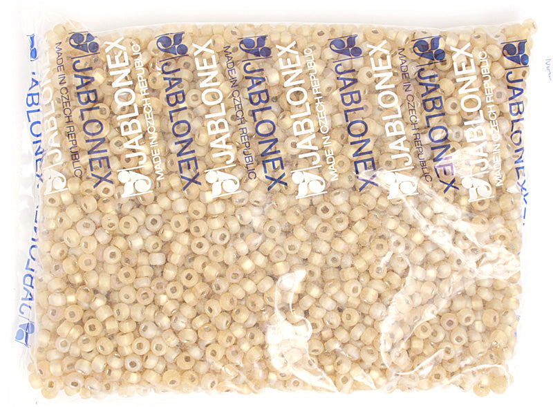 Czech Seed Beads 2/0 Color Lined Gold/Brown Shades