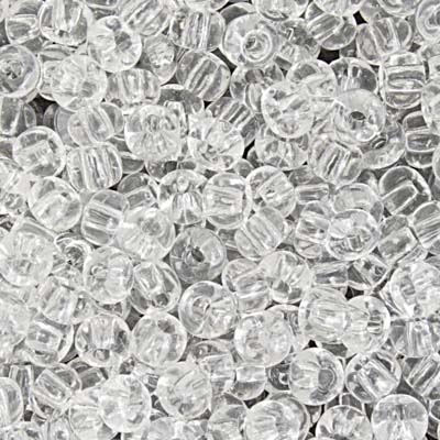 Czech Seed Beads 2/0 Transparent Crystal/Grey/Multi Shades