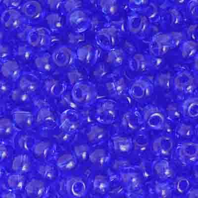 Czech Seed Beads 2/0 Transparent Blue Shades