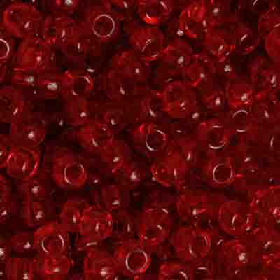 Czech Seed Beads 2/0 Transparent Orange/Red Shades