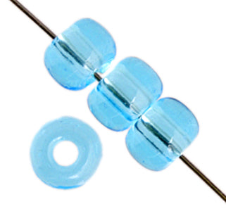 Czech Seed Beads 2/0 Transparent Blue Shades